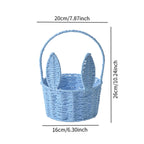Miniature Easter Bunny Basket – Reusable Decorative Storage for Holiday Decor
