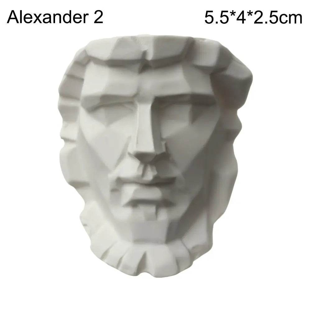 Mini Greek Mythology Bust – Plaster Sculpture for Art Drawing Practice
