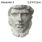 Mini Greek Mythology Bust – Plaster Sculpture for Art Drawing Practice