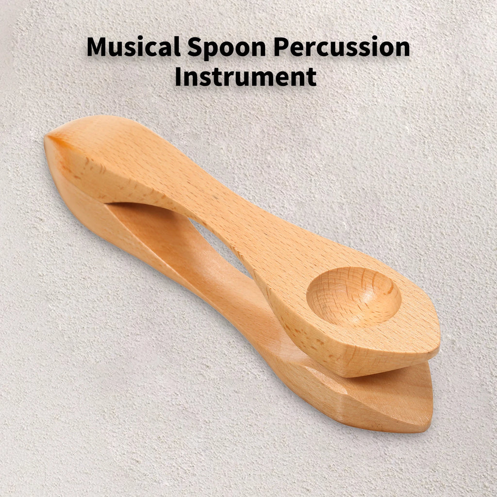 Wooden Musical Spoons – Traditional Folk Percussion for Kids and Adults