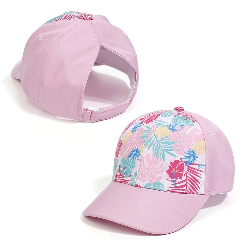 Adjustable Kids Baseball Cap – Sun Protection Hat for Outdoor Summer Travel