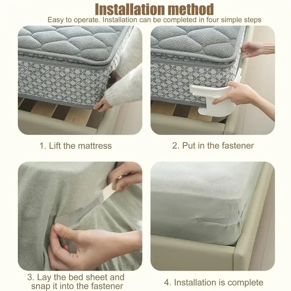 Heavy Duty Bed Sheet Clips – Adjustable Corner Grippers for Mattress Linens