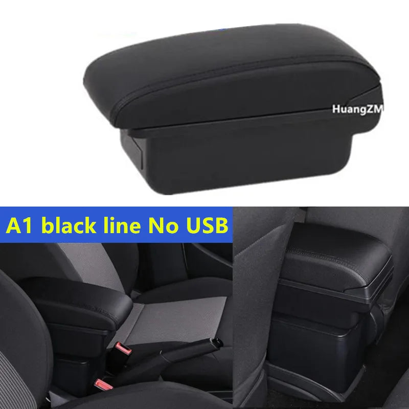 Center Console Armrest Box – Storage Organizer for Peugeot 208 and 2008