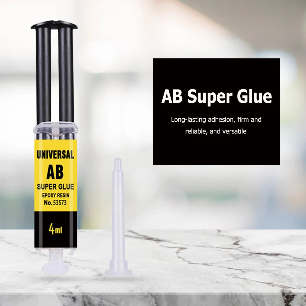 Epoxy Resin AB Glue – Waterproof Fast Setting Adhesive for Wood Metal Repair