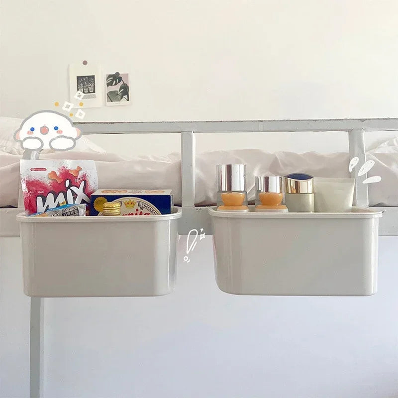 Bedside Hanging Storage Basket – Large Capacity Crib Organizer for Nursery