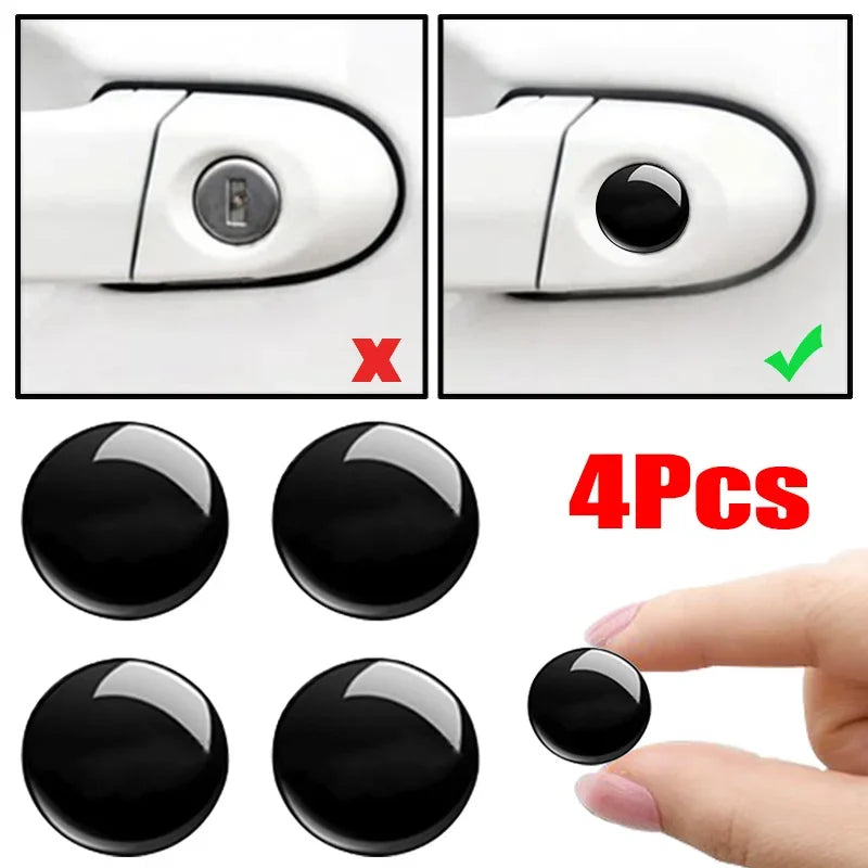 Car Door Keyhole Decals – Dustproof Protective Stickers for BMW