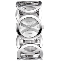 Gold Stainless Steel Bracelet Watch – Luxury Vintage Timepiece for Women