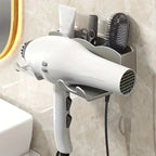 Wall Mounted Hair Dryer Holder – Adhesive Bathroom Storage Bracket