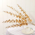 Artificial Gold Berry Bouquet – Floral Branch for Christmas Tree Decoration