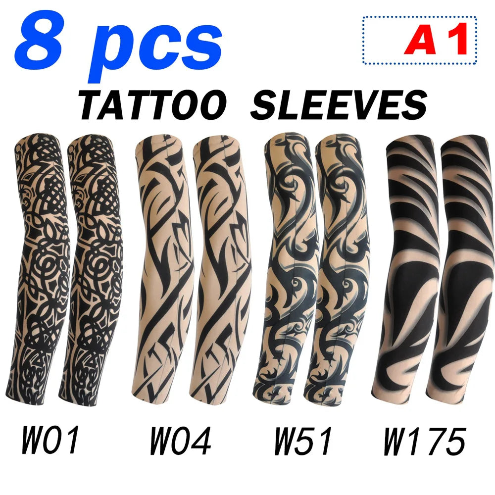 Tattoo Sleeves – Elastic Sun Protection for Outdoor Cycling and Sports