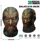 Full Face Skull Animal Mask – Breathable Mesh Headgear for Halloween Cosplay