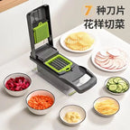 Multifunctional Vegetable Chopper – Kitchen Slicer and Shredder for Food Prep