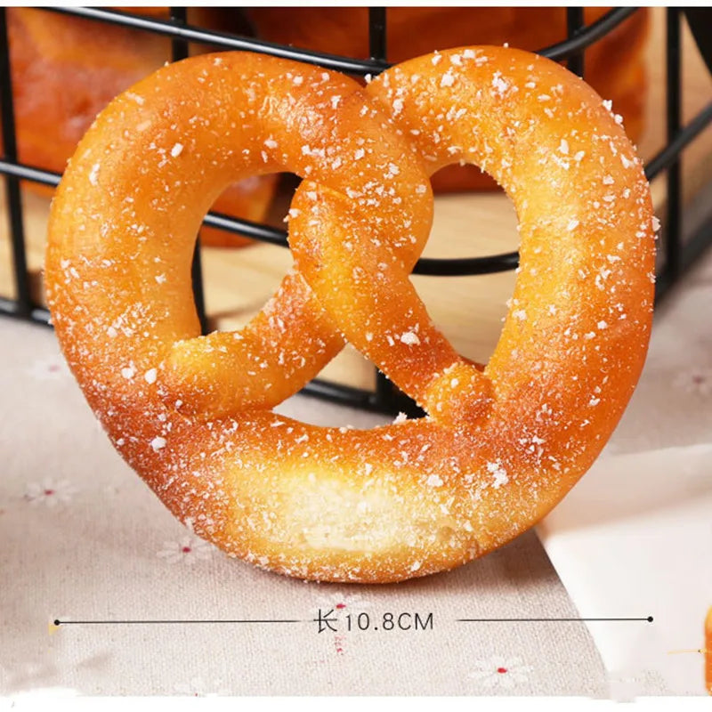Artificial Bread Food Model – Realistic Fake Doughnut for Bakery Decor