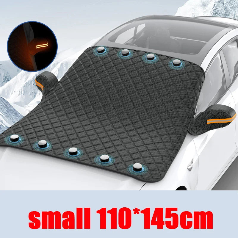 Magnetic Windshield Cover – Waterproof Sun and Snow Shade for Car Protection