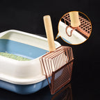 Stainless Steel Cat Litter Scoop – Durable Mesh Sifter for Pet Cleaning