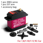 Waterproof Digital Metal Gear Servo – High Speed RC Steering for 1/8 1/10 Cars