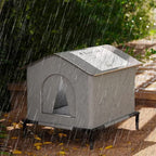 Waterproof Outdoor Pet House – Foldable Winter Cave for Small Dogs and Cats