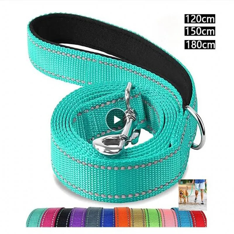 Reflective Pet Training Leash – Adjustable Safety Rope for Dog Walking