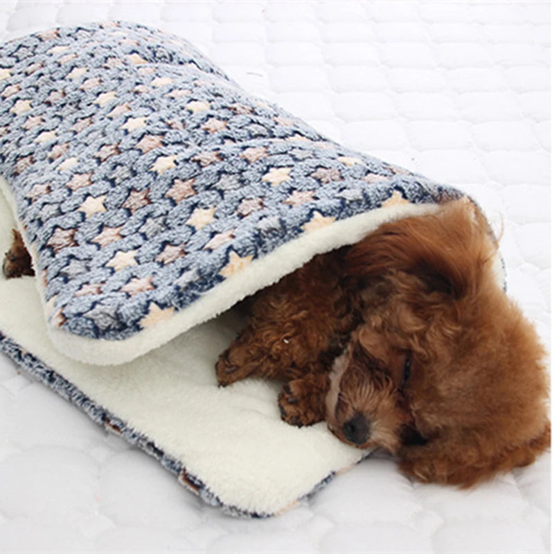 Washable Plush Pet Sofa Bed – Soft Winter Sleeping Mat for Small Large Dogs