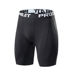 Men Compression Training Shorts – Elastic Gym Leggings for Bodybuilding Workout