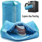Chenille Shoe Laundry Bag – Non-Abrasive Mesh Protector for Sneaker Washing