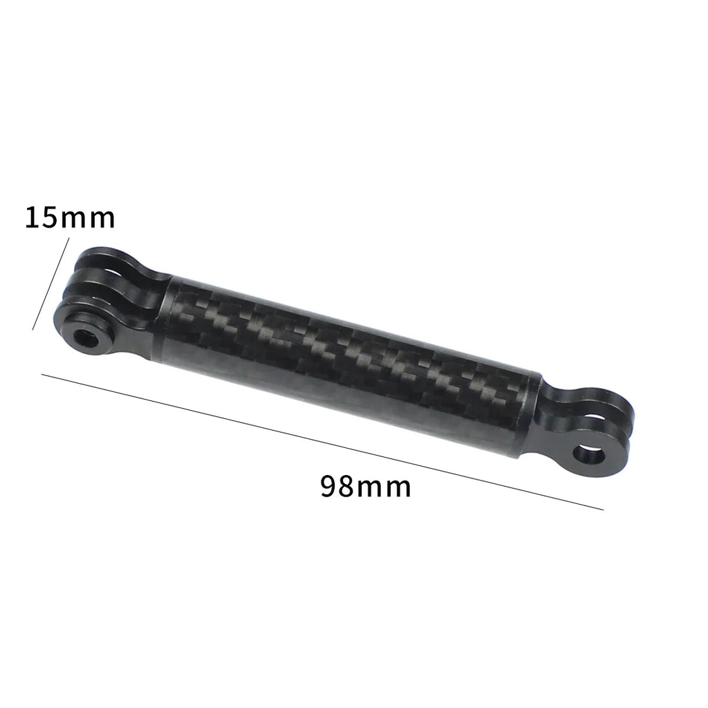 Carbon Fiber Helmet Extension Arm – Selfie Mount for GoPro and Insta360