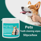 Disposable Finger Toothbrushes – Oral Cleaning Wipes for Dogs and Cats