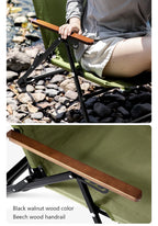 Folding Camping Chair – Adjustable Portable Seat for Outdoor Hiking Travel