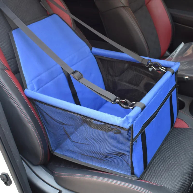 Waterproof Pet Car Seat Bag – Foldable Mesh Carrier for Travel Accessories