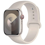 Silicone Apple Watch Sport Band – Adjustable Strap for Series 1-11 and Ultra