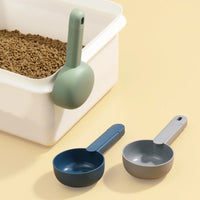 Pet Food Scooping Shovel – Ergonomic Measuring Spoon for Dog and Cat Feeding
