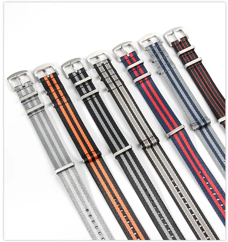 Nylon Watch Strap – 20mm 22mm Sport Band for Omega Seiko Rolex