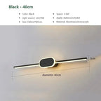 LED Mirror Front Wall Sconce – 40-80cm Strip Light for Bathroom Decor