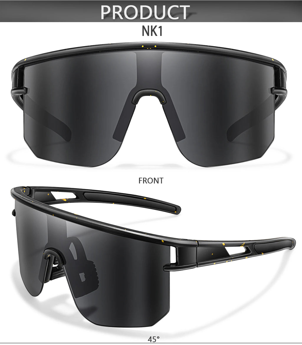 Kids Sport Cycling Sunglasses – UV400 Youth Eyewear for Outdoor Bike Baseball