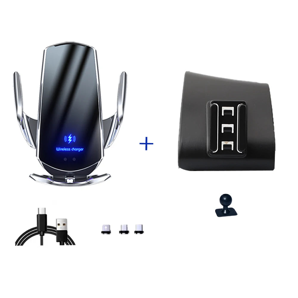 Wireless Charging Phone Mount – Dashboard Holder for Porsche Taycan