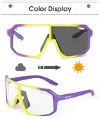 Photochromic Cycling Sunglasses – UV400 Protective Eyewear for MTB and Road Bike