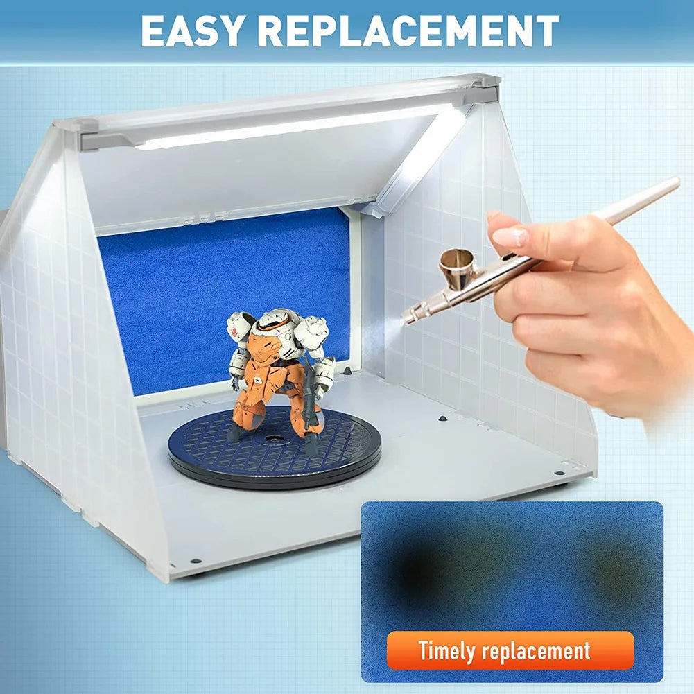 Fiberglass Airbrush Spray Booth Filter for Hobby Painting