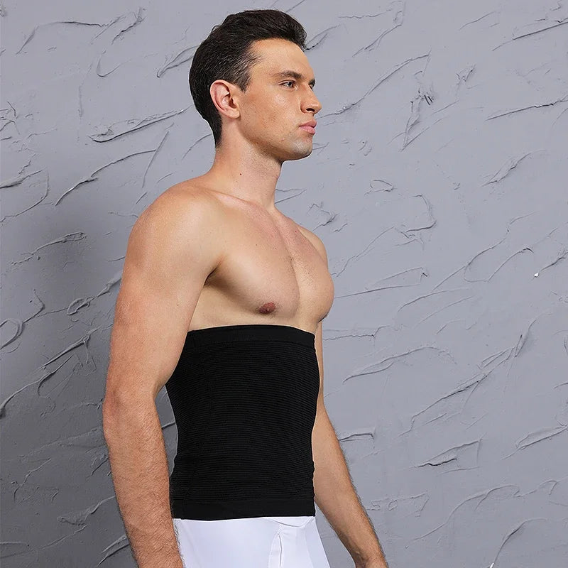 Men Tummy Control Waist Trainer – Compression Body Shaper for Gym Workout