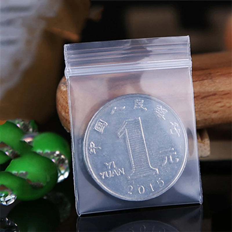 Clear Zip Lock Pouches – Resealable Plastic Bags for Jewelry Packaging
