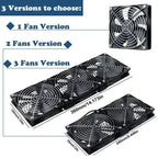 120mm High Speed Cooling Fan – 3000RPM Chassis Radiator for Server Workstations