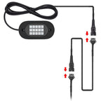 RGB LED Underglow Chassis Lights – Waterproof Exterior Decoration for Off-Road Trucks