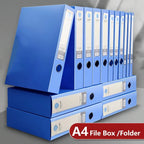 Foldable A4 File Folder – Large Capacity PP Document Storage for Office