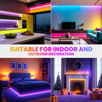 Bluetooth LED RGB Neon Strip – Waterproof Flexible Lights for Outdoor Pool Decor