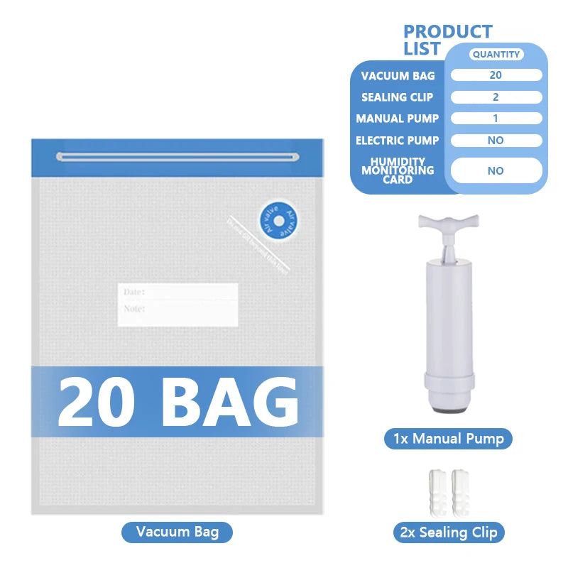 Filament Vacuum Storage Bags – Moisture-Proof Seal for 3D Printer Materials