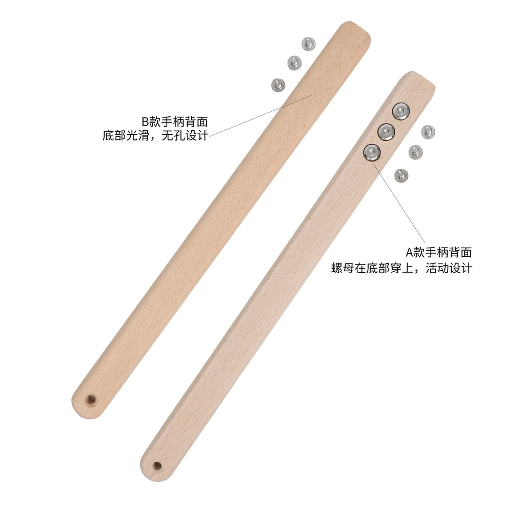 Perforated Aluminum Pizza Peel – Non-Slip Wooden Handle for Home Baking