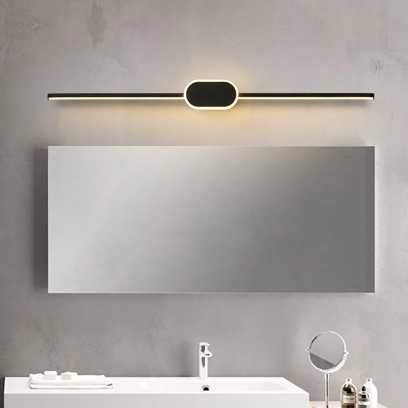 Modern LED Wall Sconce – Minimalist Mirror Lighting for Bathroom and Bedroom