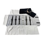 Velvet Watch Roll Bag – Portable Jewelry Organizer for Travel Storage