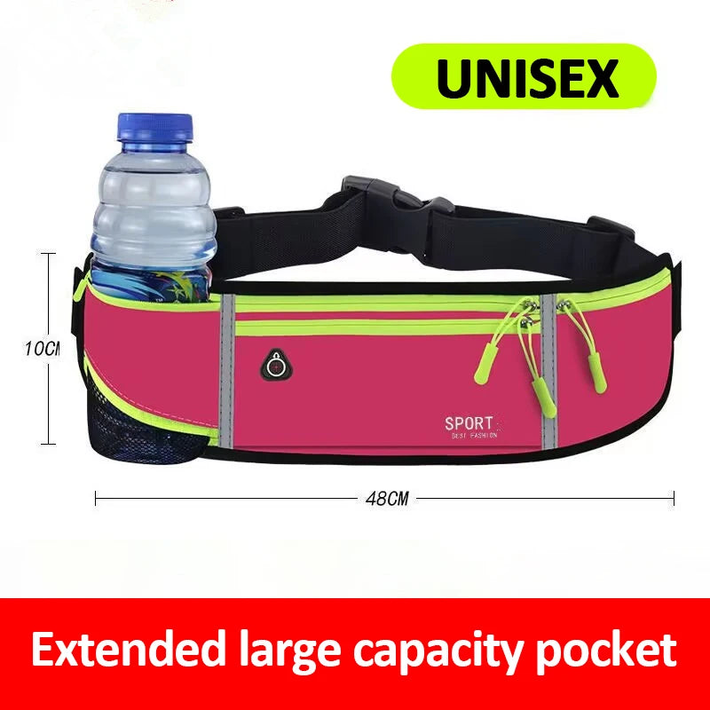 Running Waist Belt – Slim Fanny Pack for Mobile Phone Gym and Cycling