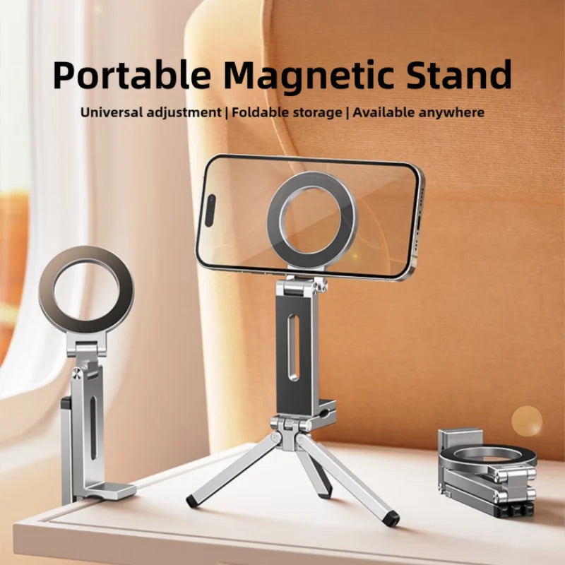 Magnetic Phone Mount – Flexible Hands-Free Holder for Airplane Travel