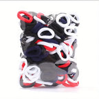 Colorful Nylon Hair Ties – Elastic Ponytail Holders for Kids Hair Styling